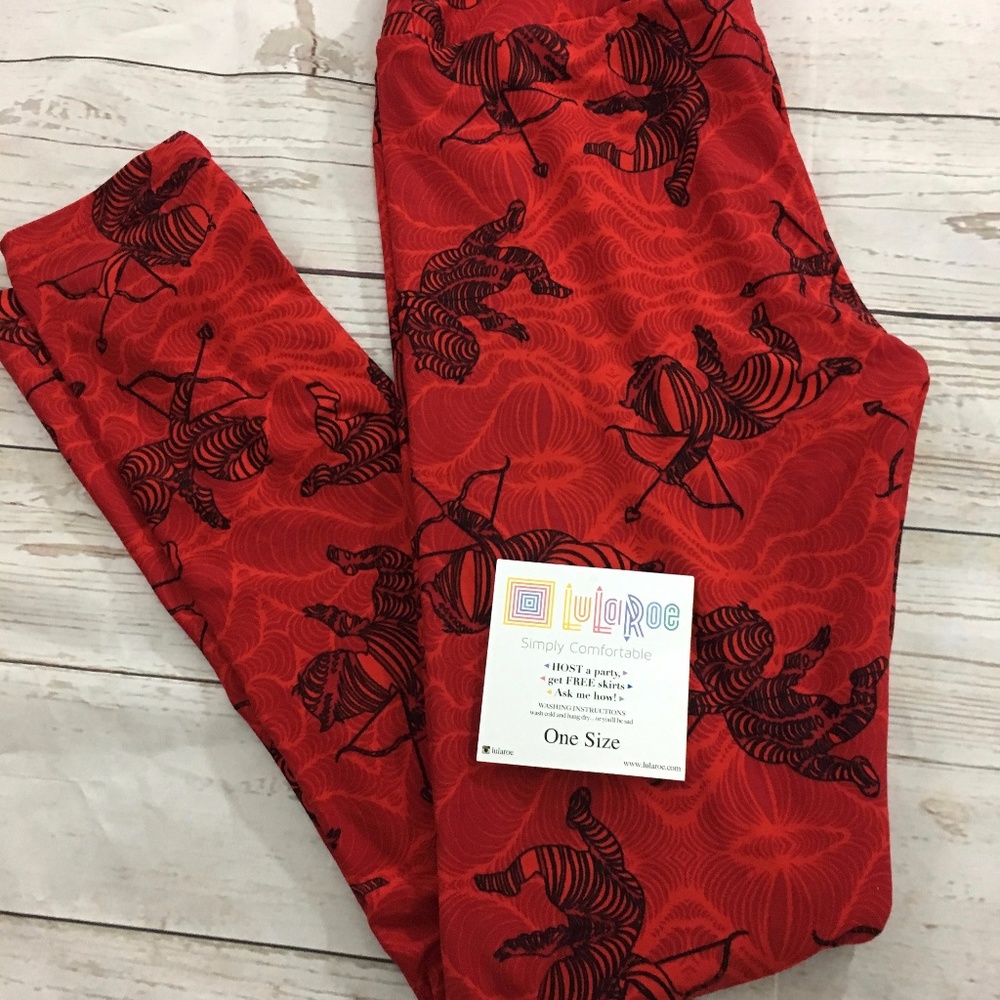 LuLaRoe OS Valentine's Leggings